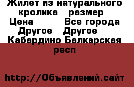 Жилет из натурального кролика,44размер › Цена ­ 500 - Все города Другое » Другое   . Кабардино-Балкарская респ.